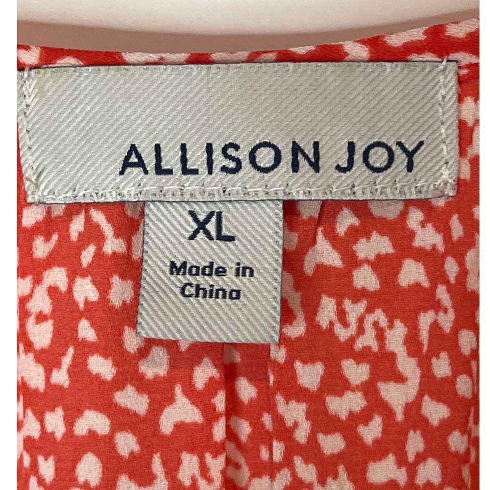 Allison Joy Evereve Dress Halter Coral Preppy Modest Summer Wedding Vacation - Picture 3 of 15